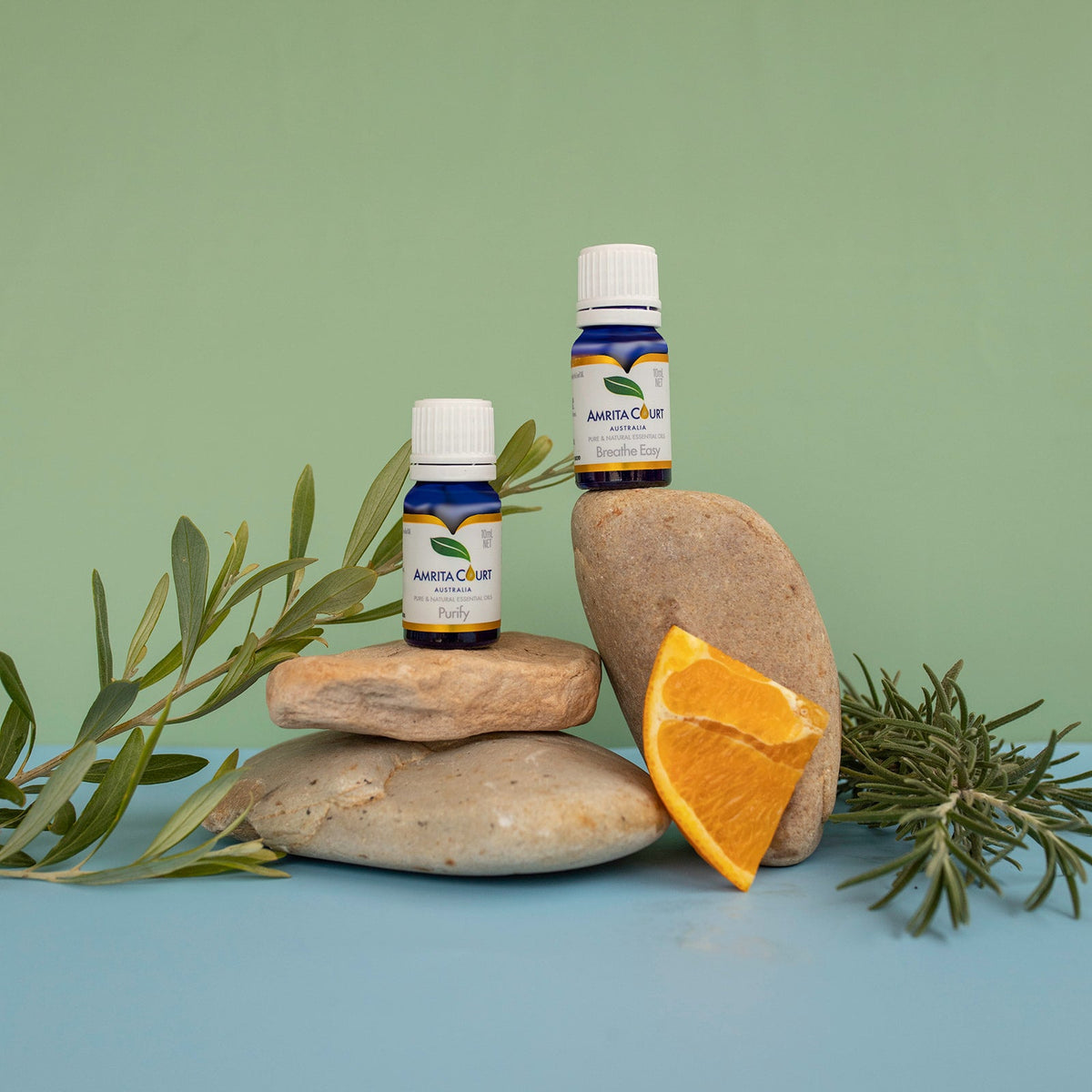 No Germ Duo Bundle | Purify + Breathe Easy Essential Oil Pair for Clean Air & Respiratory Support