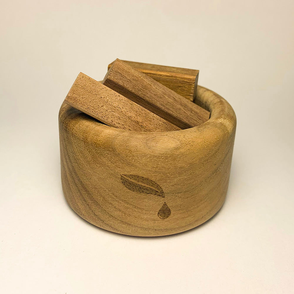 Black Walnut Cup Diffuser | Stylish Home Decor | Waterless Natural Essential Oil Diffusing