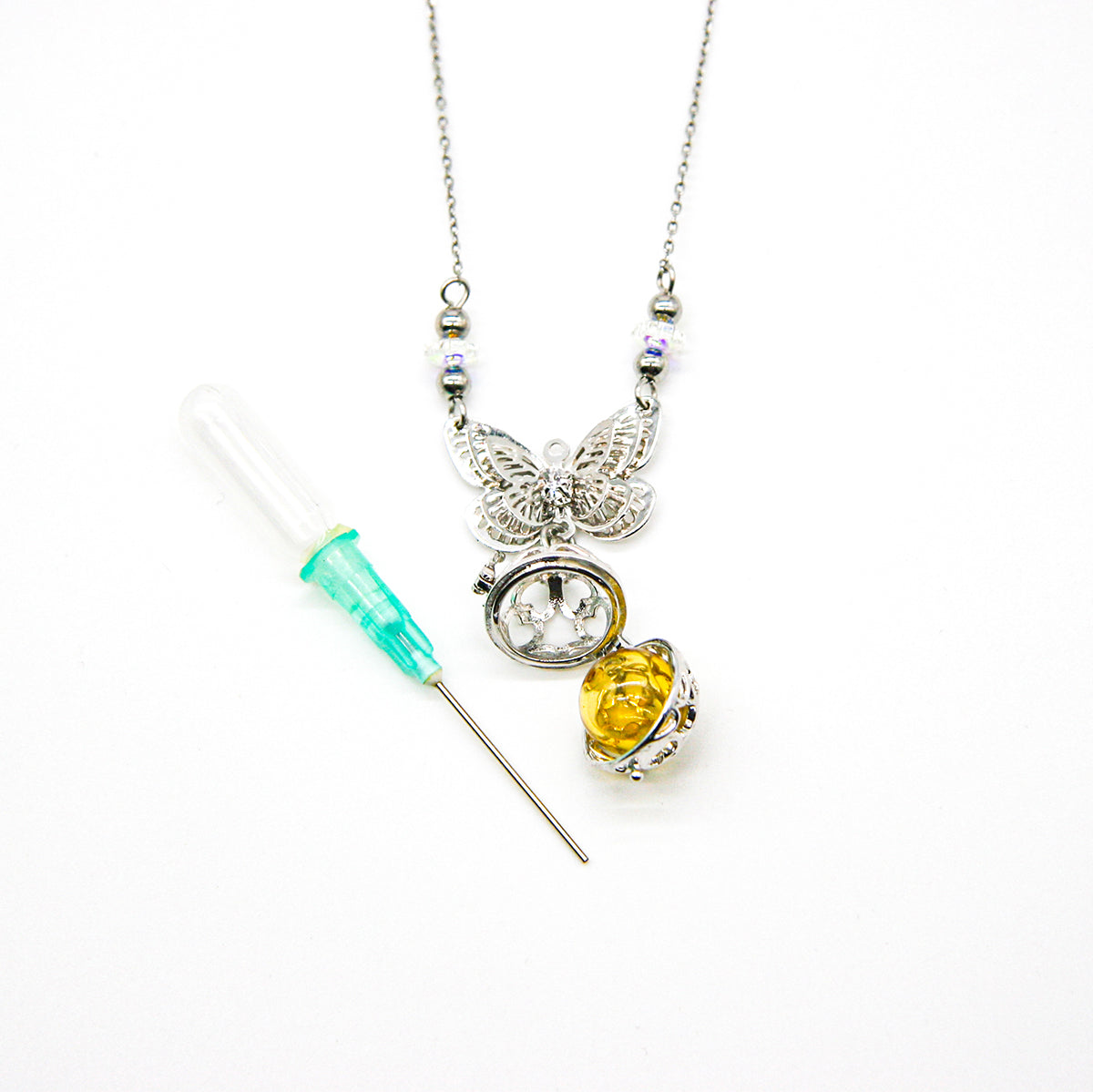 Butterfly Aroma Necklace | Energy & Healing | Diffusing on the go | Birthday Gift
