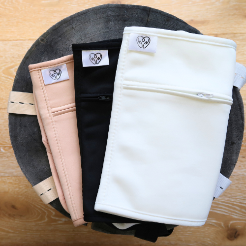 8 Piece Organic Cotton Castor Oil Wraps Pack