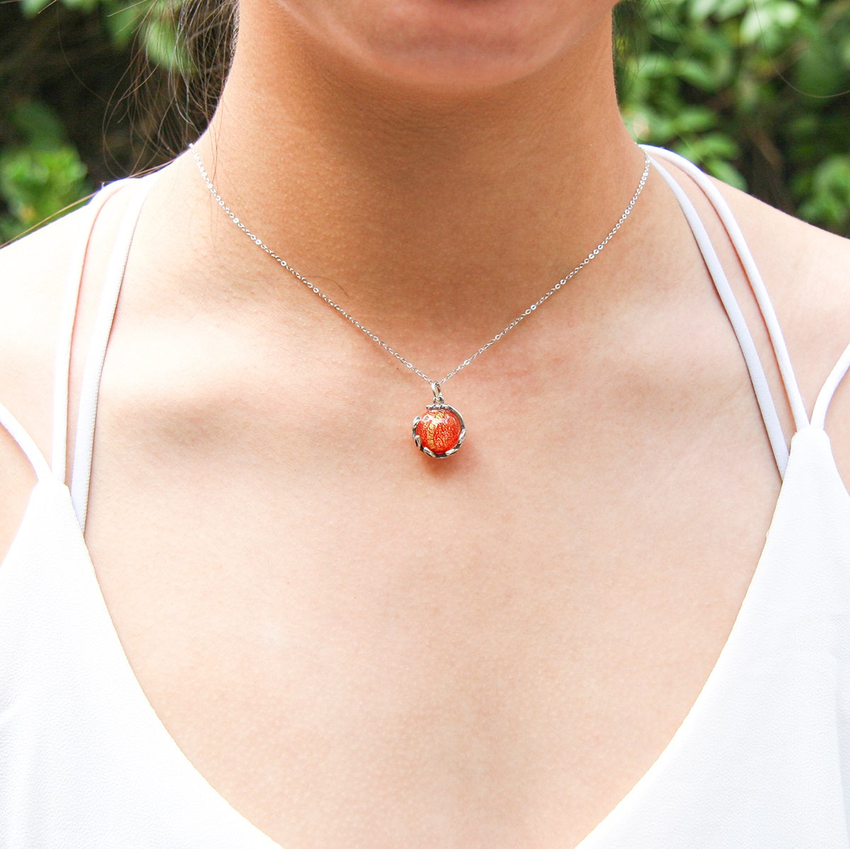 Planet Murano Aroma Necklace - Solstice Sunburst | Energy & Healing | Diffuse on the go