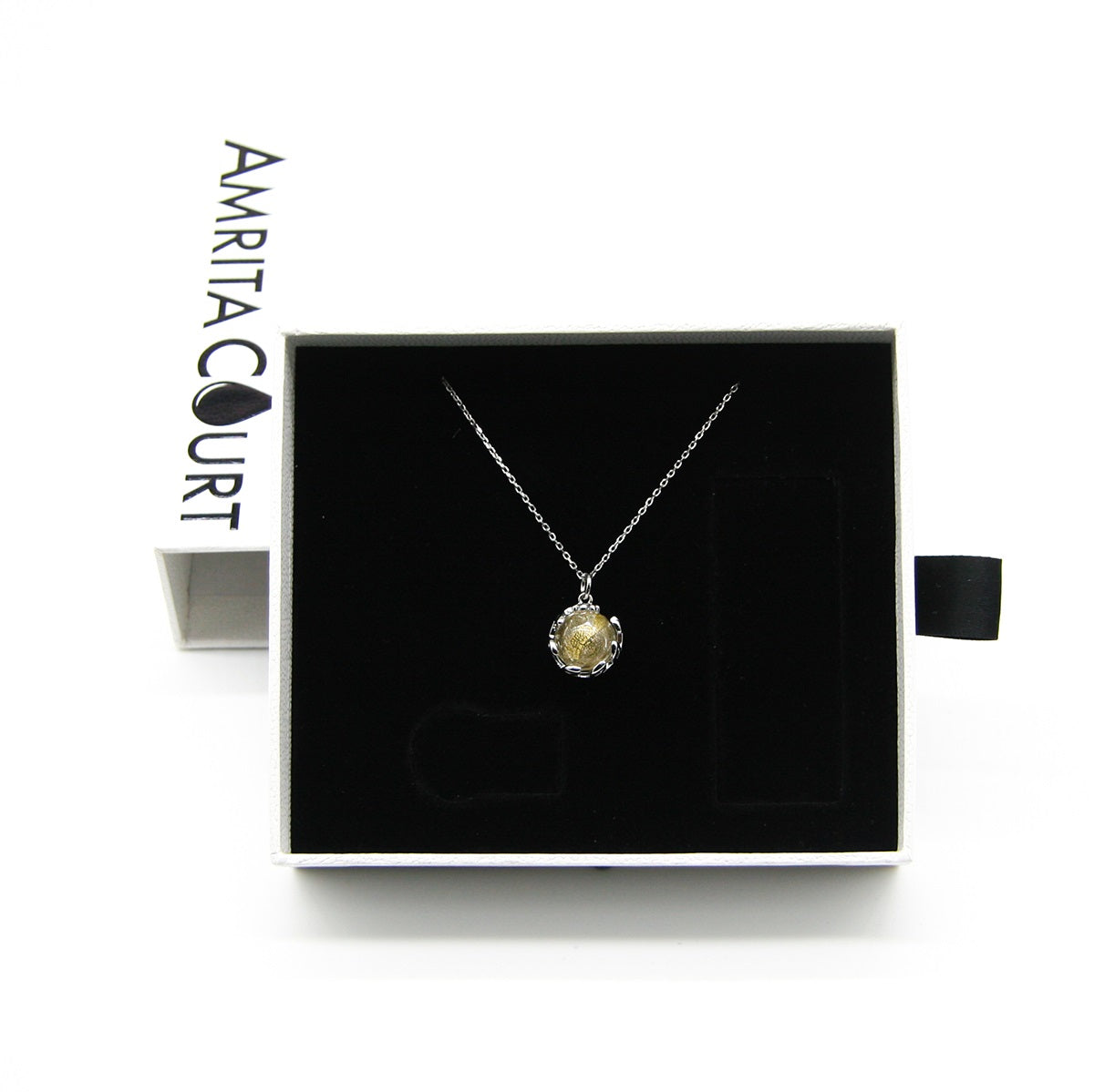 Planet Murano Aroma Necklace - Stardust Crystal | Energy & Healing | Diffuse on the go | Gift For Her