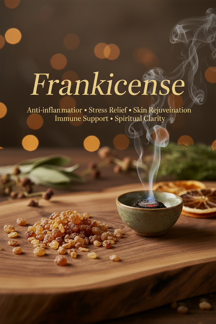 Organic Castor Oil with Frankincense & Myrrh 200 mL | Amber Glass