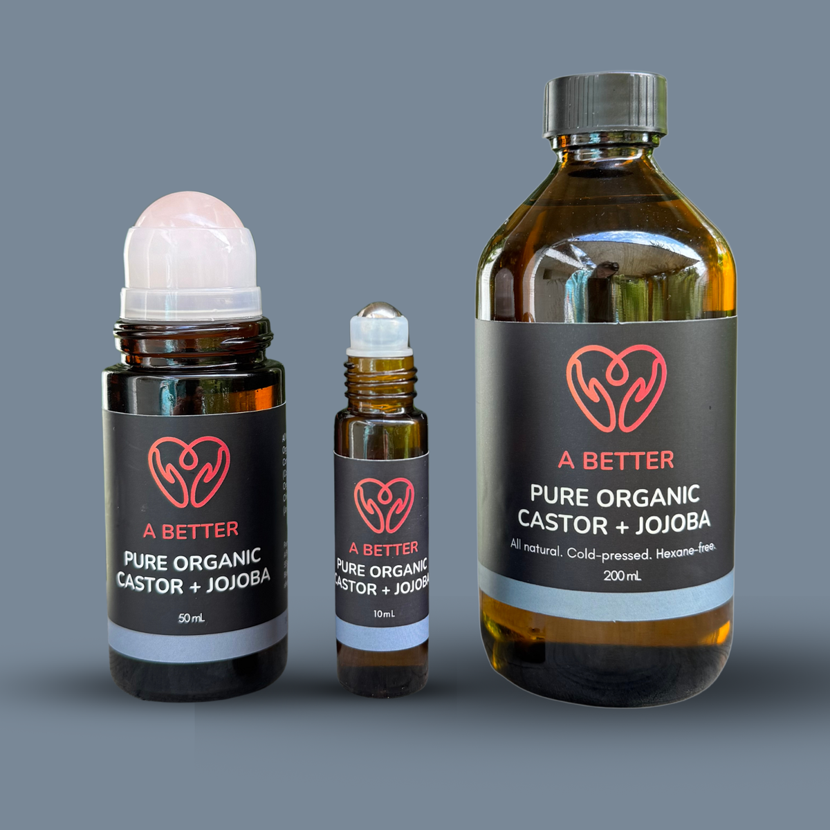 Castor + Jojoba Roll-On & Refill Bundle